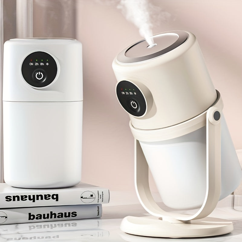 Humidifiers For Bedroom Cool Mist Humidifiers(Summer), Quiet Cool Mist Humidifier, Bedroom Bedside Humidifier, Desktop Air Diffuser, USB Powered, Adjustable Brightness Air Humidifier With Lighting, Suitable For Desks, Homes A